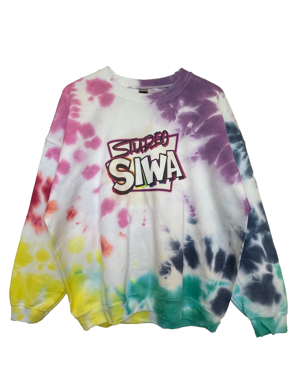Limited Edition Studio Siwa Rainbow Tie Dye Crew Neck Sweatshirt