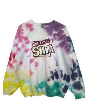 Limited Edition Studio Siwa Rainbow Tie Dye Crew Neck Sweatshirt