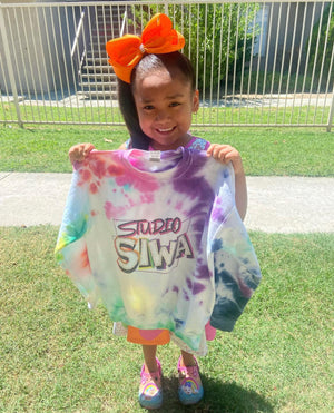 Limited Edition Studio Siwa Rainbow Tie Dye Crew Neck Sweatshirt